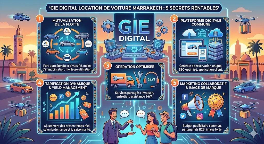GIE Digital Location de Voiture Marrakech : 5 Secrets Rentables